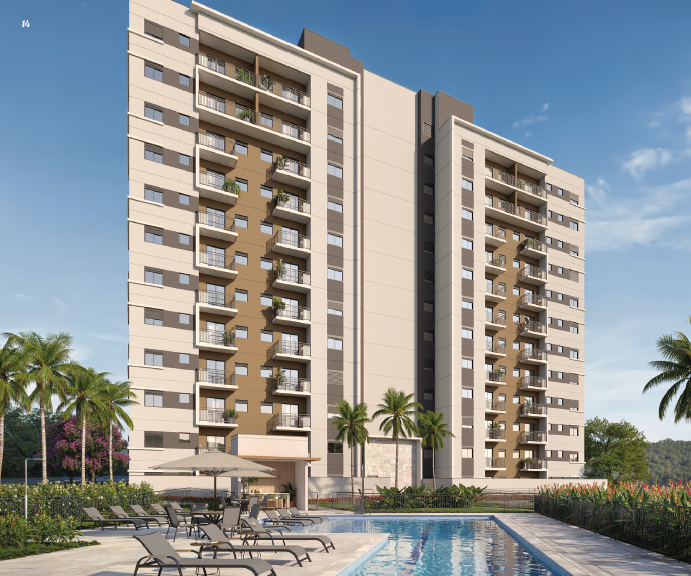 Torre do Viva Parque Aura com piscina e área de lazer